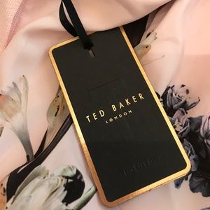 NWT Ted Baker London light pink floral cardigan